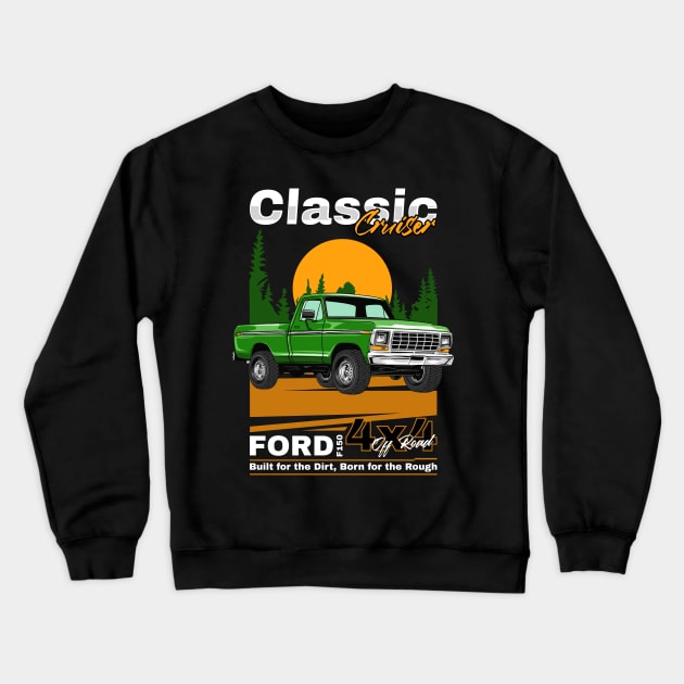 American F150 Pickup Car Crewneck Sweatshirt by milatees